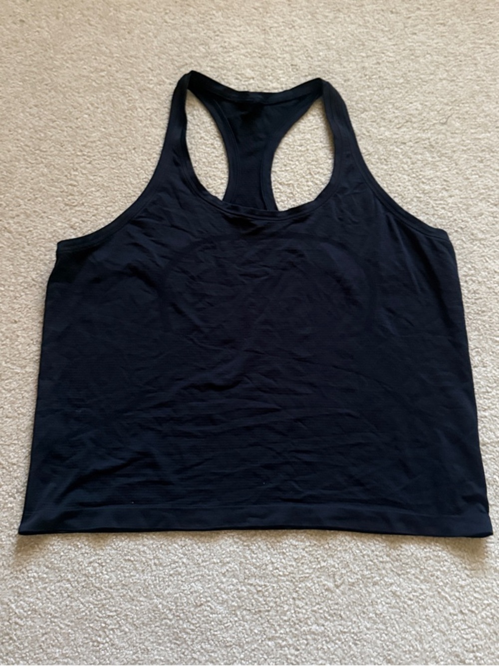lululemon athletica Black Racerback Tank - Women's